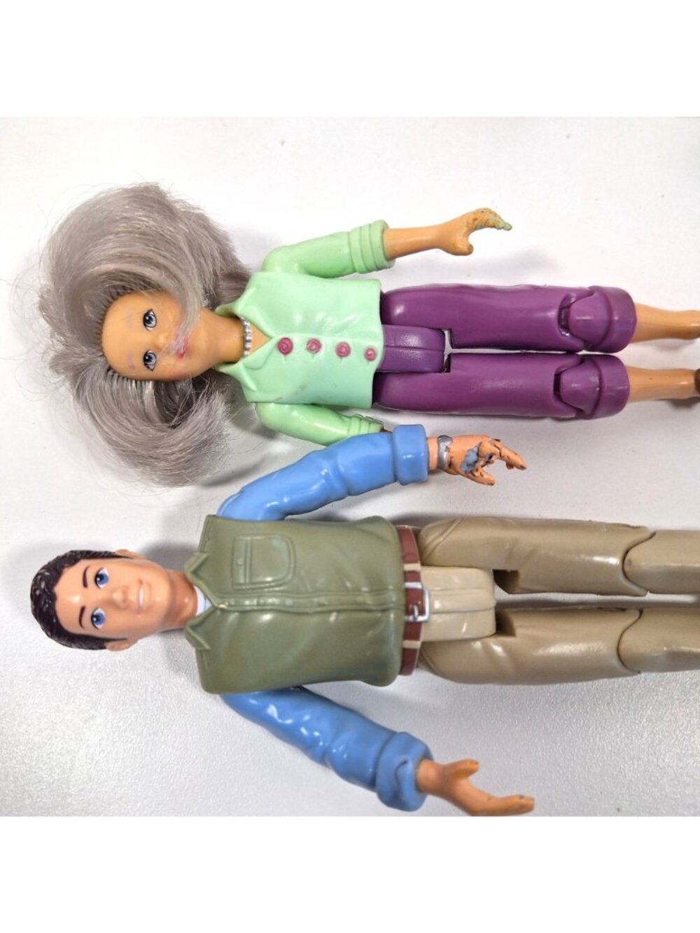 Loving Family Dollhouse Figures Dolls Lot Parents Mom Dad Girl Kids Grandma READ - Picture 5 of 13